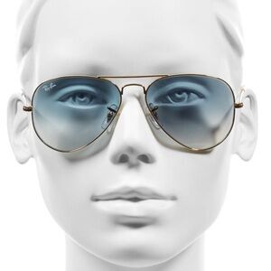 Ray-Ban Blue Gradient Mirror & Case